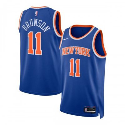 Jalen Brunson New York Knicks Nike Unisex Swingman Jersey - Blue