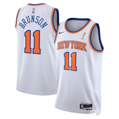 Jalen Brunson New York Knicks Nike White 2026 Champions Swingman Jersey - Association Edition