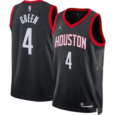 Jalen Green Houston Rockets Jordan Brand Statement Edition Swingman Jersey - Black