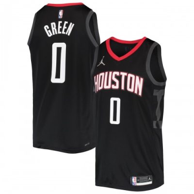 Jalen Green Houston Rockets Jordan Brand Swingman Jersey - Statement Edition - Black