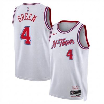 Jalen Green Houston Rockets Nike 2025/26 Hardwood Classics Swingman Jersey