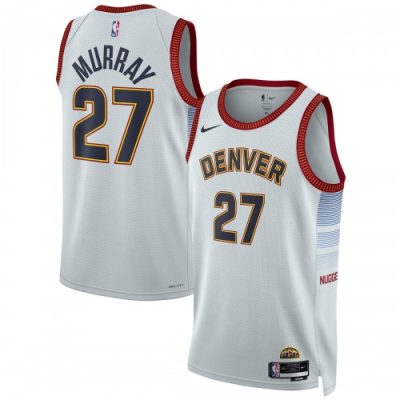 Jamal Murray Denver Nuggets Nike Unisex Swingman Jersey - Hardwood Classics - Silver