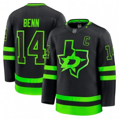 Jamie Benn Dallas Stars Alternate Premium Player Jersey - Black