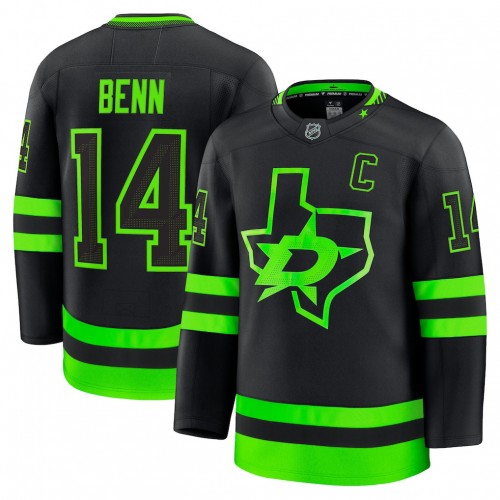 Jamie Benn Dallas Stars Alternate Premium Player Jersey - Black
