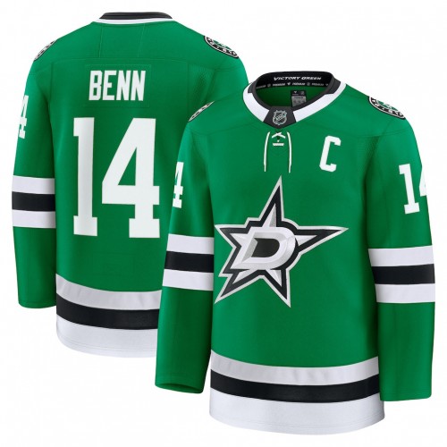 Jamie Benn Dallas Stars Home Premium Player Jersey - Kelly Green