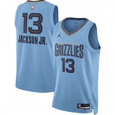Jaren Jackson Jr. Memphis Grizzlies Jordan Brand Statement Edition Swingman Jersey - Light Blue