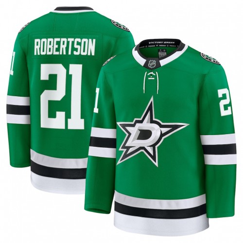 Jason Robertson Dallas Stars Home Premium Player Jersey - Kelly Green