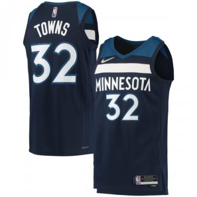 Karl-Anthony Towns Minnesota Timberwolves Nike Diamond Swingman Jersey  - Navy