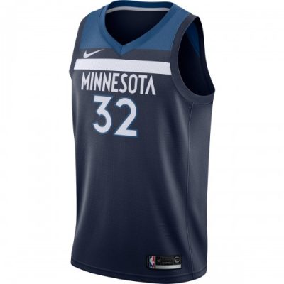 Karl-Anthony Towns Minnesota Timberwolves Nike Swingman Jersey Navy