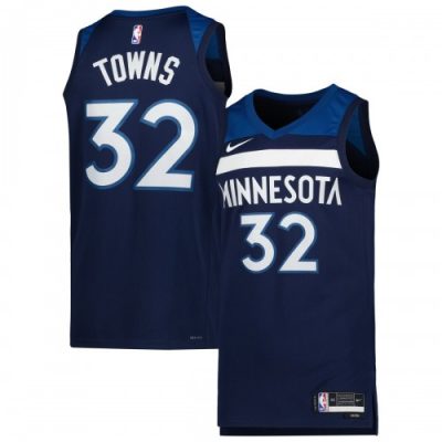 Karl-Anthony Towns Minnesota Timberwolves Nike Unisex Swingman Jersey  - Navy