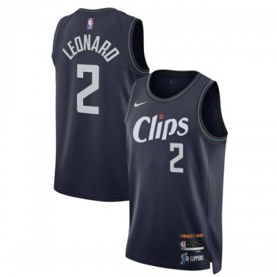 Kawhi Leonard LA Clippers Nike Unisex Swingman Jersey - Navy - Hardwood Classics
