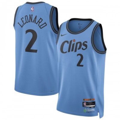 Kawhi Leonard LA Clippers Nike Unisex Swingman Player Jersey - Hardwood Classics - Light Blue