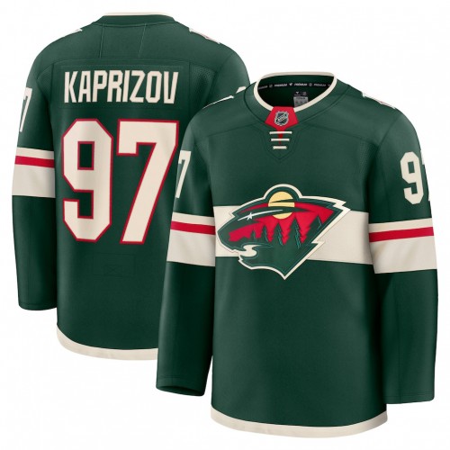 Kirill Kaprizov Men's Minnesota Wild Green Home Premium Jersey