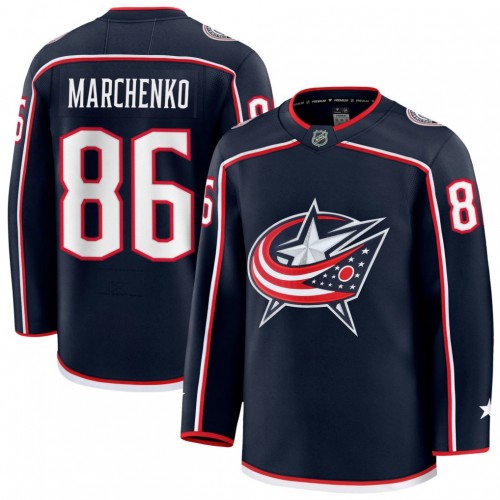Kirill Marchenko Columbus Blue Jackets Fanatics Home Premium Jersey - Navy