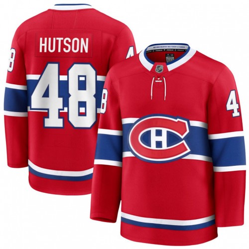 Lane Hutson Montreal Canadiens Home Premium Jersey - Red
