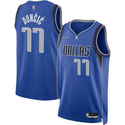 Luka Doncic Dallas Mavericks Nike Diamond Swingman Jersey - Blue