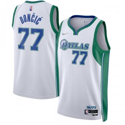 Luka Doncic Dallas Mavericks Nike Swingman Jersey - Hardwood Classics - White