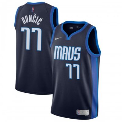 Luka Doncic Dallas Mavericks Nike Swingman Player Jersey Navy - Earned Edition