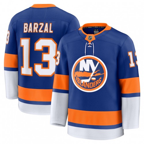 Mathew Barzal New York Islanders Royal Home Premium Jersey