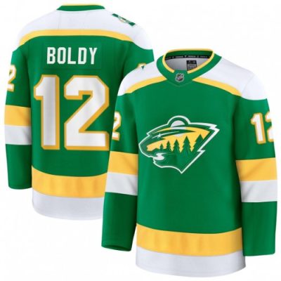 Matt Boldy Minnesota Wild Alternate Premium Jersey - Green