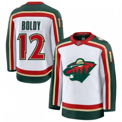 Matt Boldy Minnesota Wild White 25th Anniversary Premium Jersey