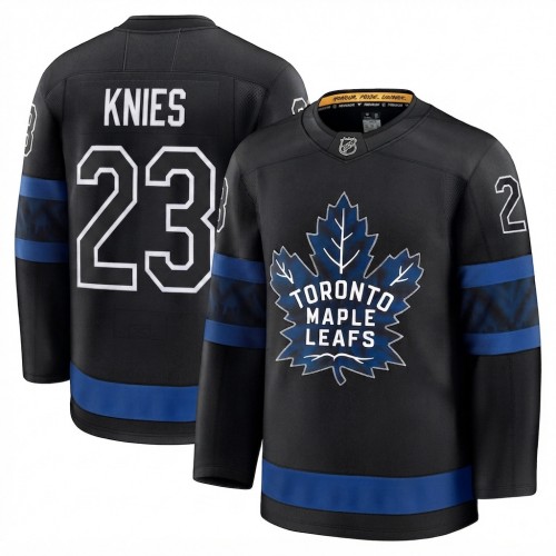 Matthew Knies Men's Toronto Maple Leafs Black Alternate Premium Jersey