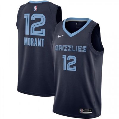 Men Memphis Grizzlies Ja Morant Nike Navy Swingman Jersey