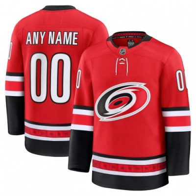 Men's Carolina Hurricanes Alternate Premium Custom Jersey - Red