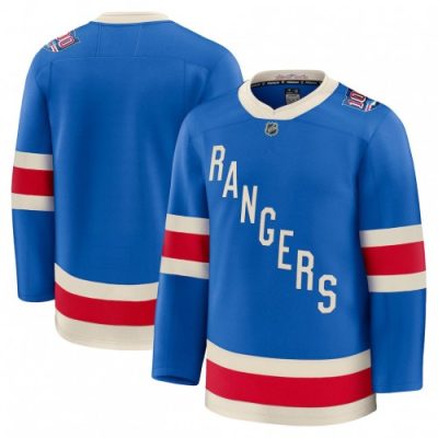 Men's New York Rangers Blue Centennial Premium Jersey