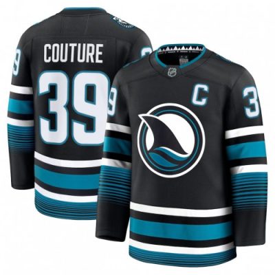 Men's San Jose Sharks Logan Couture Black Alternate Premium Jersey