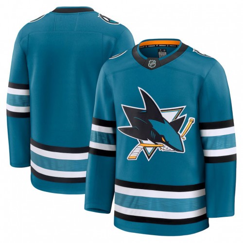 Men's San Jose Sharks Teal Home Premium Jersey
