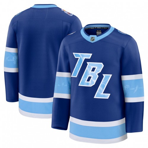 Men's Tampa Bay Lightning Blue 2026 NHL Stadium Series Premium Blank Jersey