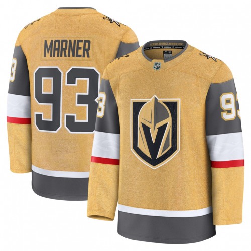 Mitch Marner Men's Vegas Golden Knights Gold Home Premium Jersey