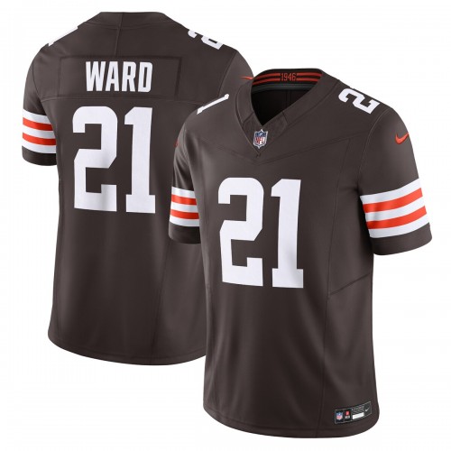 Denzel Ward #21 Cleveland Browns Nike Vapor F.U.S.E. Limited Jersey - Brown