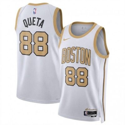Neemias Queta Boston Celtics Nike Unisex 2025/26 White Swingman Jersey - Hardwood Classics
