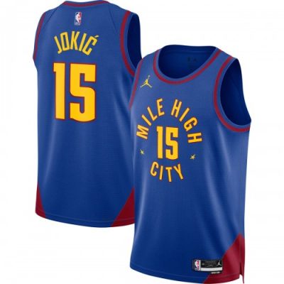 Nikola Jokic Denver Nuggets Jordan Brand Statement Edition Swingman Jersey - Blue
