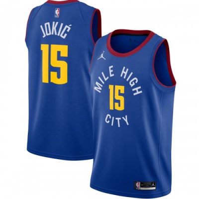 Nikola Jokic Denver Nuggets Jordan Brand Swingman Jersey - Statement Edition - Blue