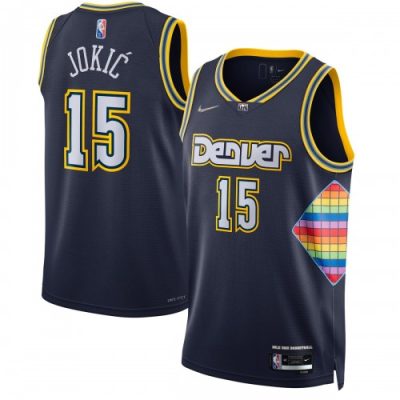 Nikola Jokic Denver Nuggets Nike Swingman Jersey - Hardwood Classics - Navy