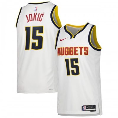 Nikola Jokic Denver Nuggets Nike Unisex Swingman Jersey - White