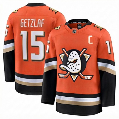 Ryan Getzlaf Men's Anaheim Ducks Orange Home Premium Jersey