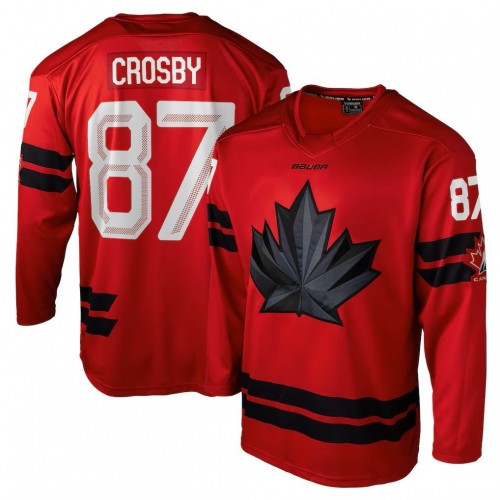 Sidney Crosby Hockey Bauer Canada 2026 Olympics Replica Jersey - Red