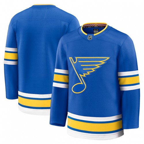 St. Louis Blues Home Premium Blank Jersey - Blue