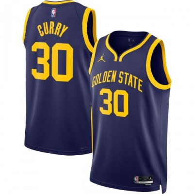 Stephen Curry Golden State Warriors Jordan Brand Statement Edition Swingman Jersey - Navy