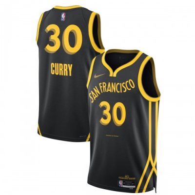 Stephen Curry Golden State Warriors Nike Unisex Swingman Jersey - Black - Hardwood Classics