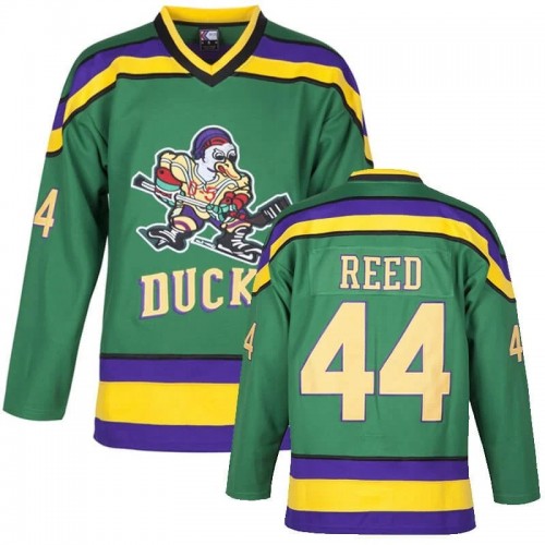 Tammy Reed Men's Mighty Ducks Movie Green Ice Hockey Jersey