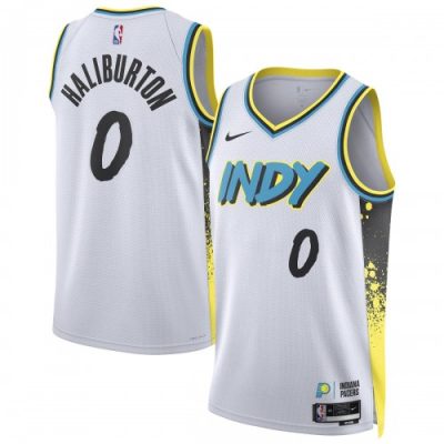 Tyrese Haliburton Indiana Pacers Nike Unisex Swingman Player Jersey - Hardwood Classics - White