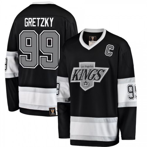 Wayne Gretzky Los Angeles Kings Premier Breakaway Retired Player Jersey - Black
