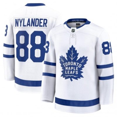 William Nylander Men's Toronto Maple Leafs White Away Premium Jersey