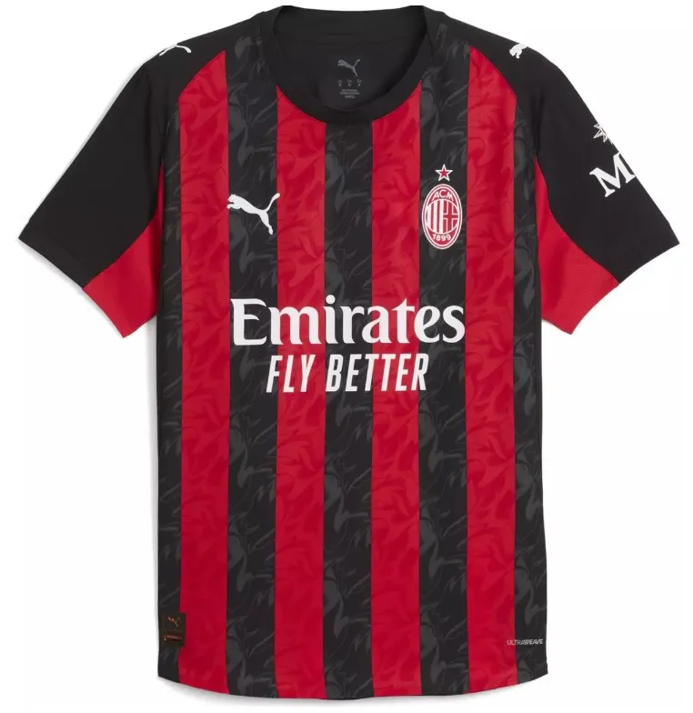 Jersey Ac Milan Home 2025/26 - Authentic