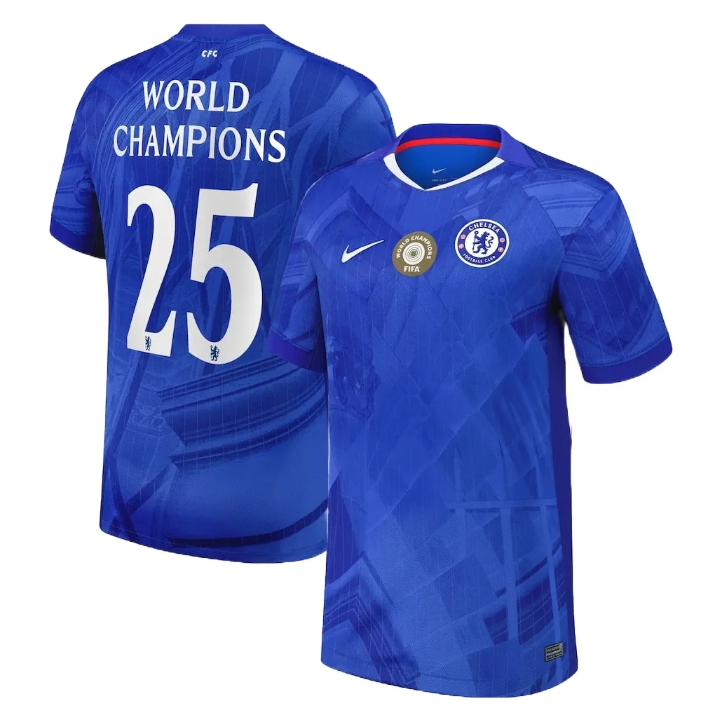 Jersey Chelsea Home 2025/26 Coupe World Champions 25